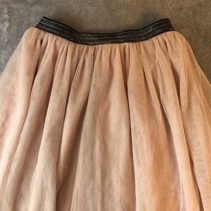 Blush Pink Tulle Skirt